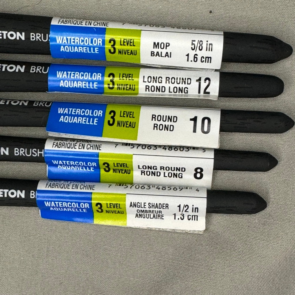 Winsor & Newton Cotman Watercolor Paint + Princeton Aqua Elite Brush Lot – NEW - Picture 5 of 11
